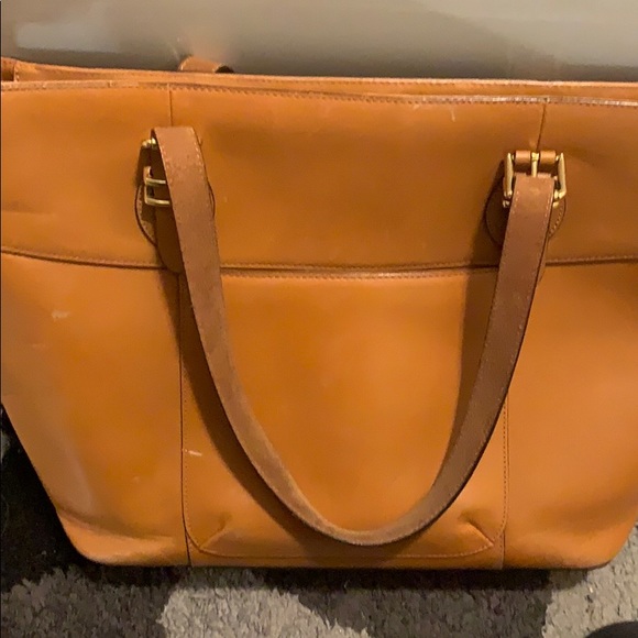 Large Bag Ralph Lauren Camel Purse - Picture 7 of 8
